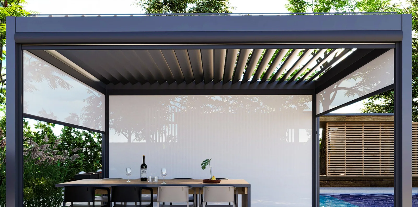 MODERO Pergola at the window.